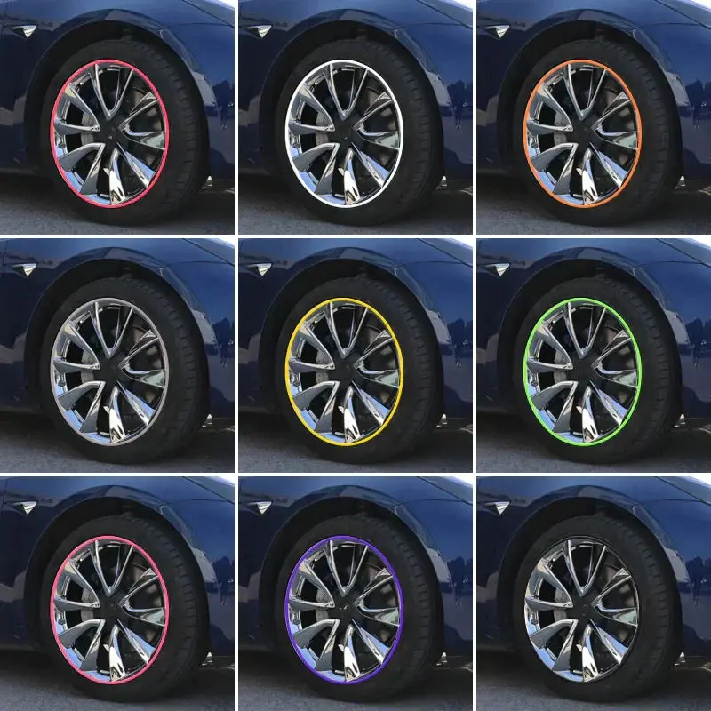 Rim Protector Wheel Rim Guard Strip For Tesla Model 3/Y/S/X (4 Wheels) 1