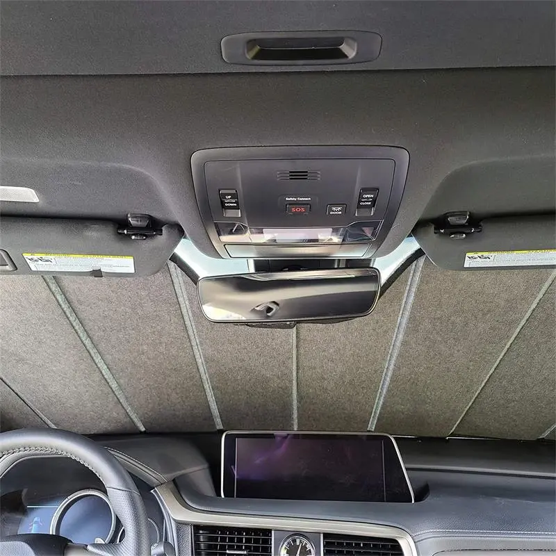 Thickened Foldable Windshield Sunshade Sun Visor For Tesla Model S 2