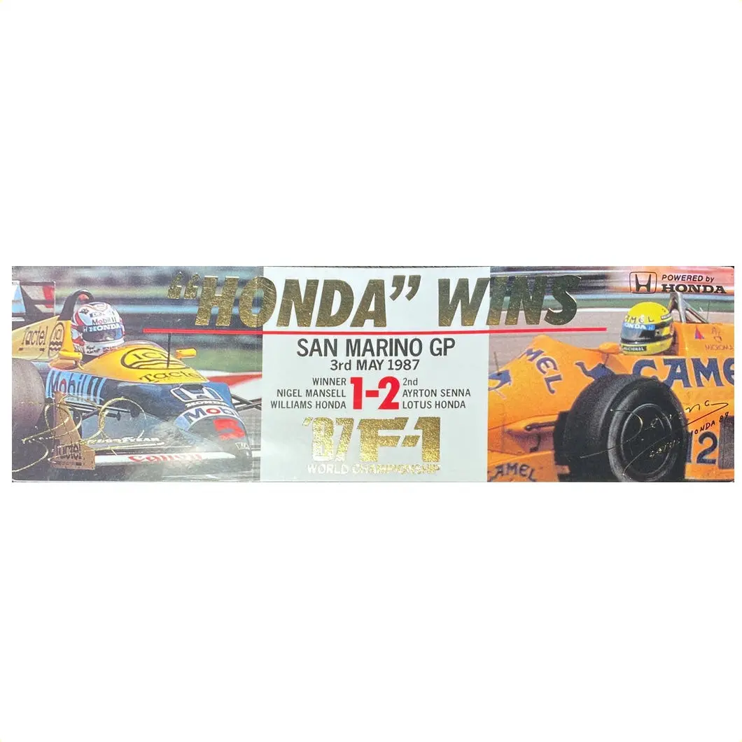 Honda Williams Wins San Marino Gp 1987 1