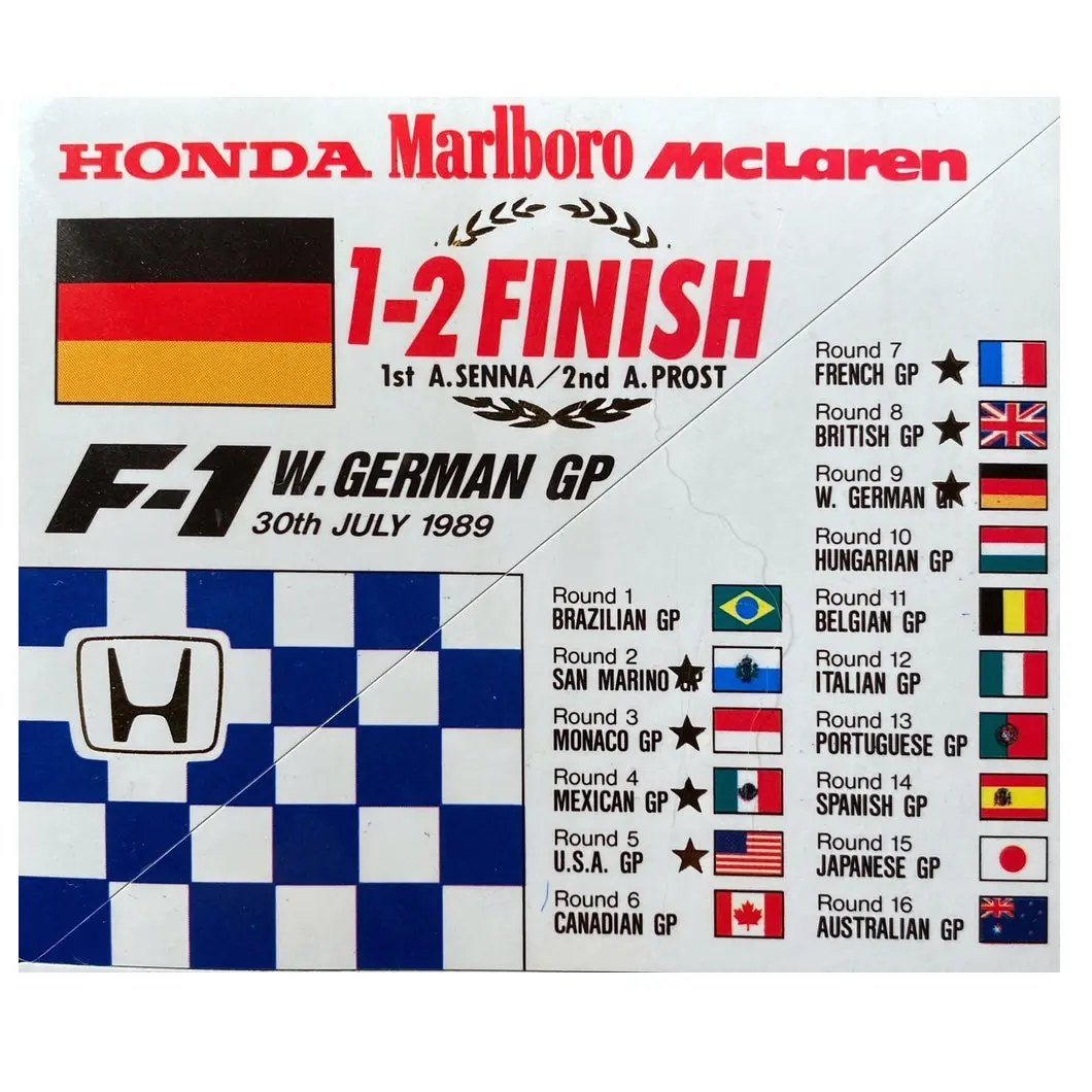 Honda Wins - German -1989 1