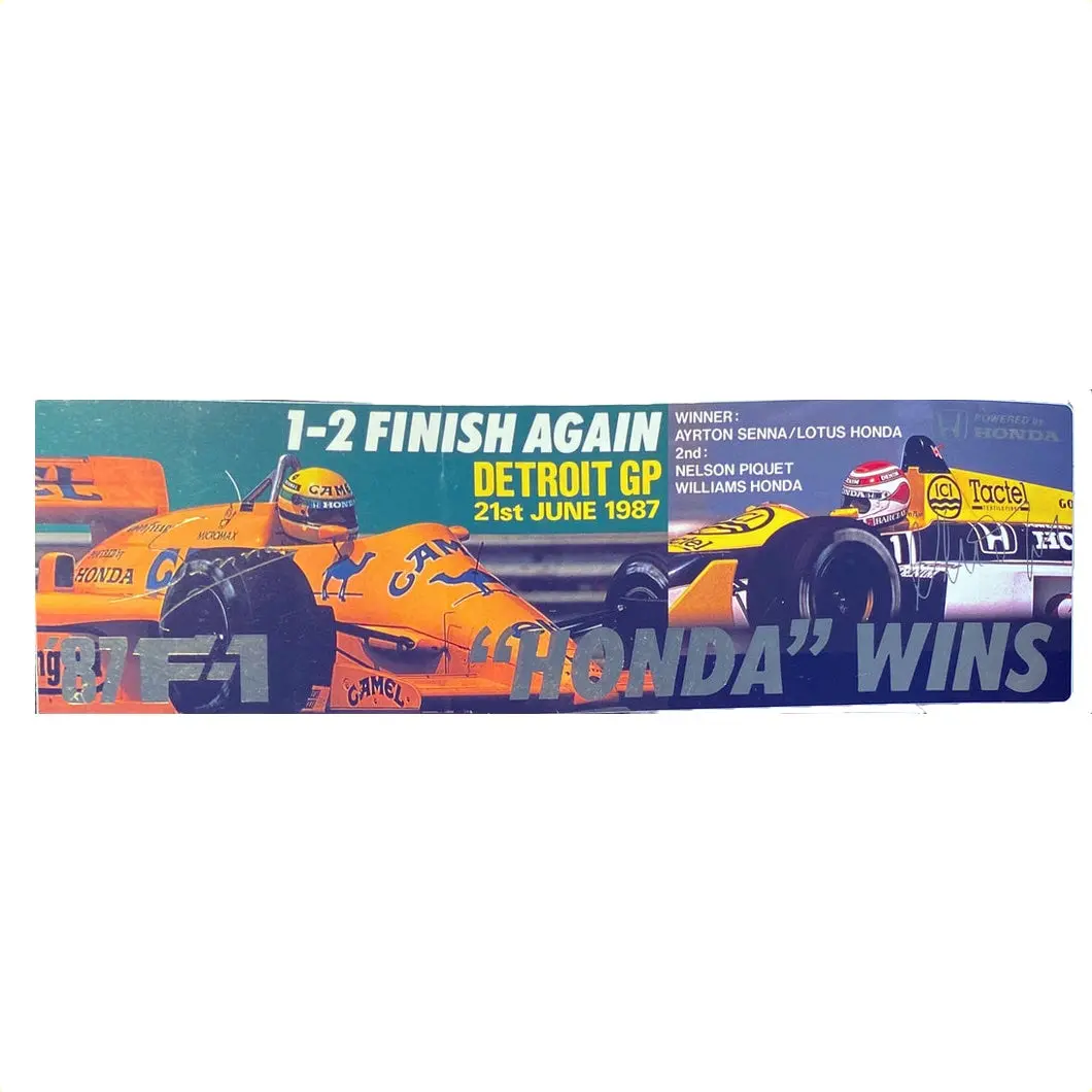 Honda Williams Wins Detroit Gp 1987 1