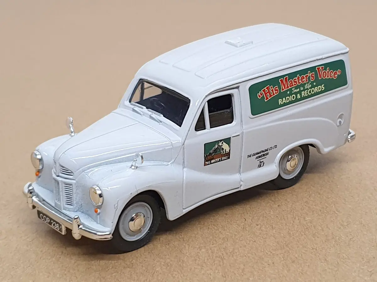 Vanguards 1/43 Scale Diecast Va3004 - Austin A40 Van Hmv - Lt. Grey 1