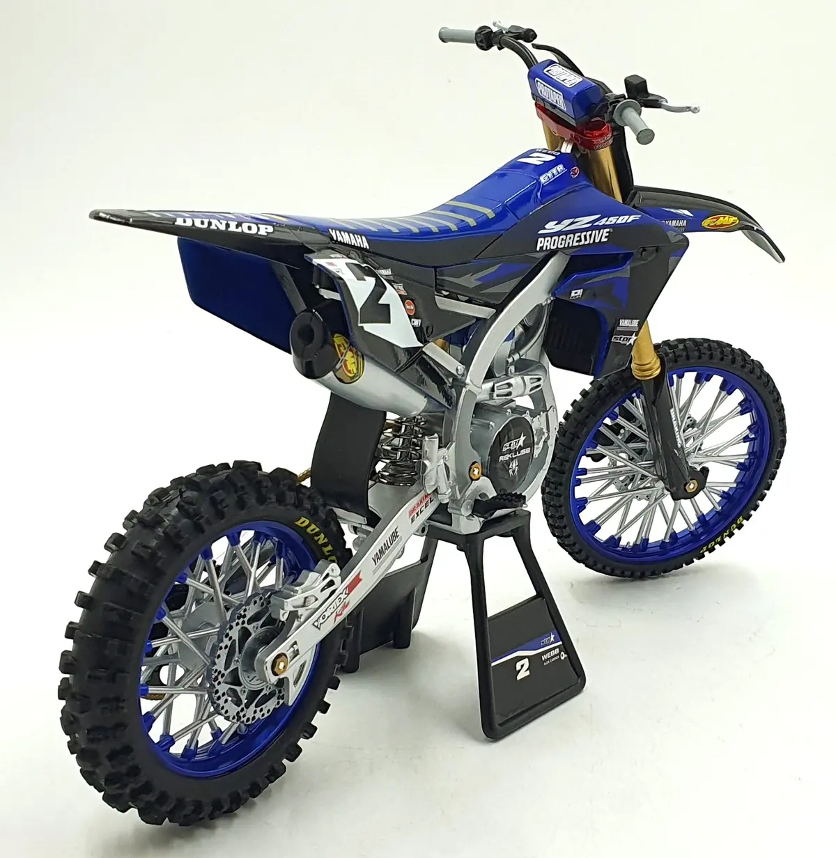Newray 1/6 Scale 49753 - Yamaha Yz450f Motorbike #2 - Cooper Webb 2