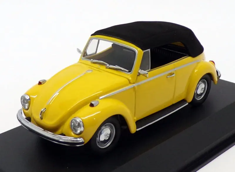 Maxichamps 1/43 Scale 940 055030 - 1970 Vw 1302 Cabriolet - Yellow 1