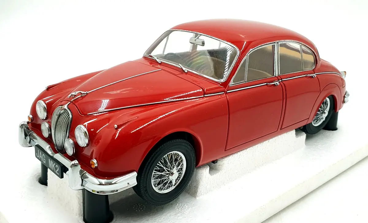 Model Icons 1/18 Scale 2010001 - Jaguar Mk2 Rhd - Carman Red 1