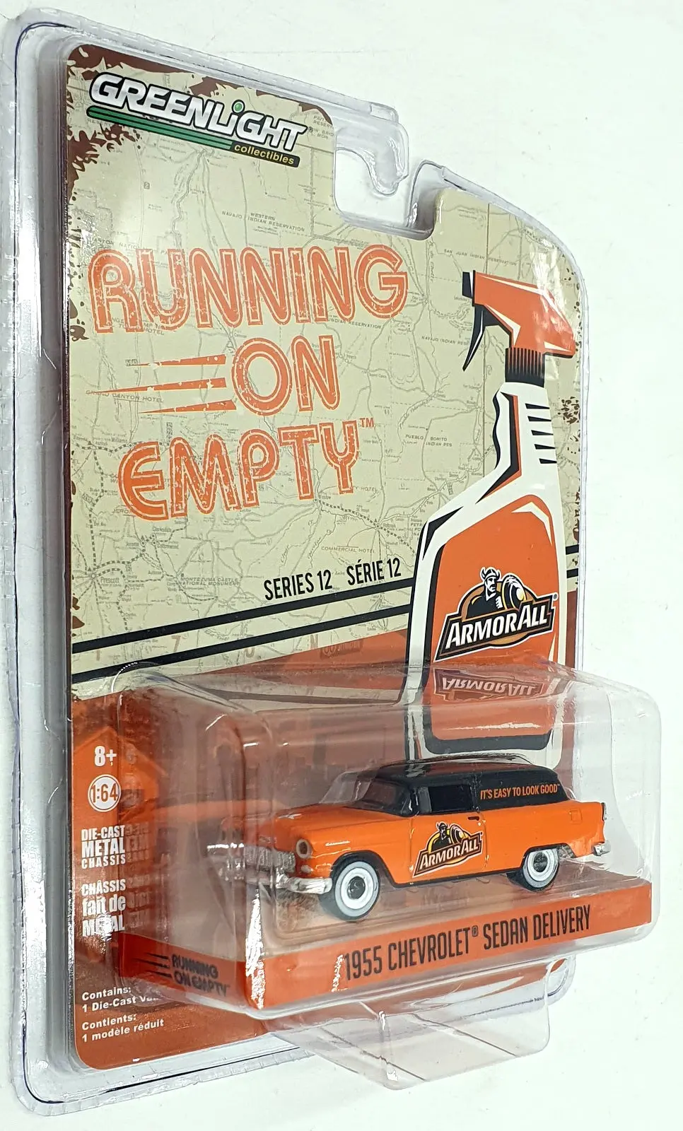 Greenlight 1/64 Scale 41120-A - 1955 Chevrolet Sedan Delivery - Armorall 1
