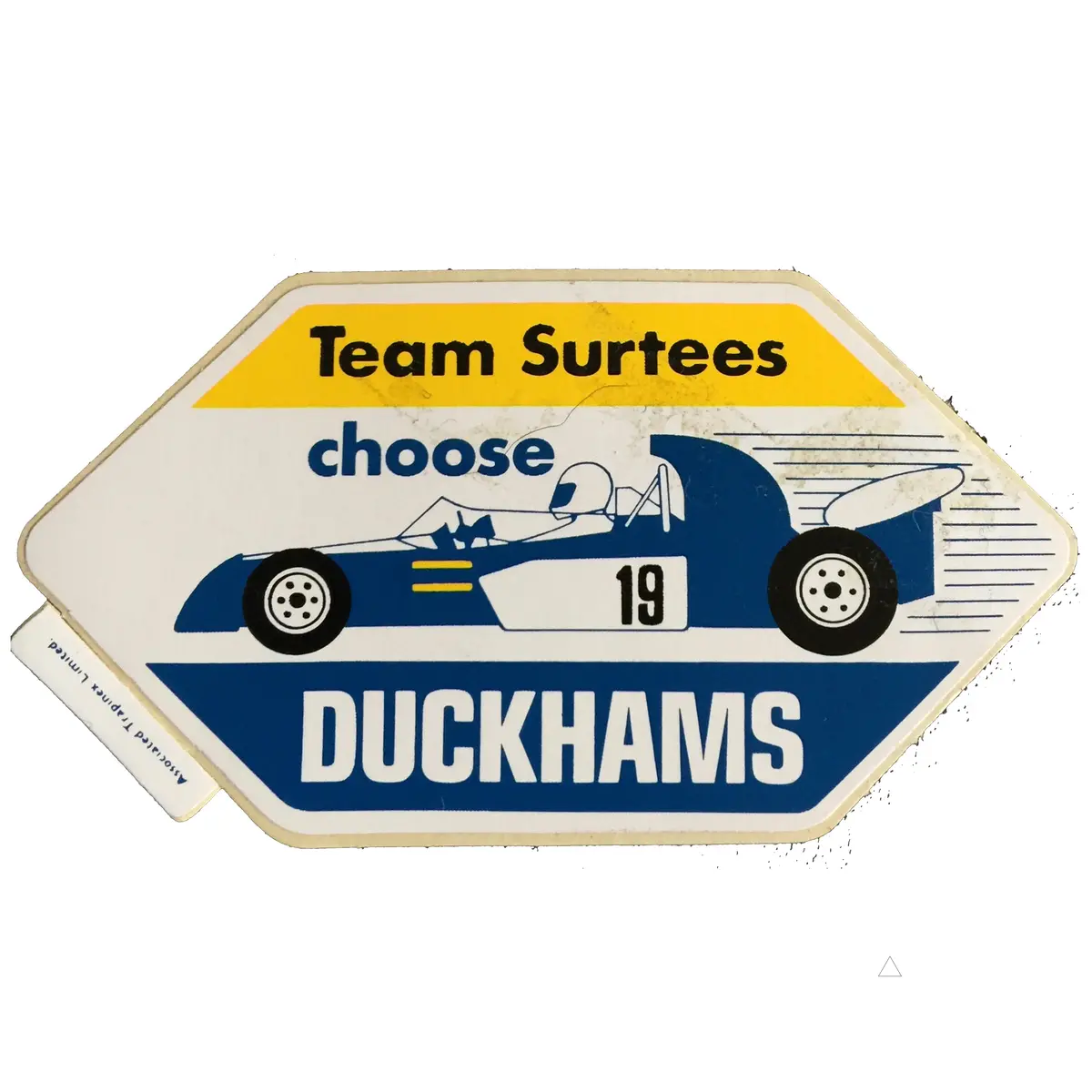 Surtees Duckhams Ts9b Sticker - Small 1