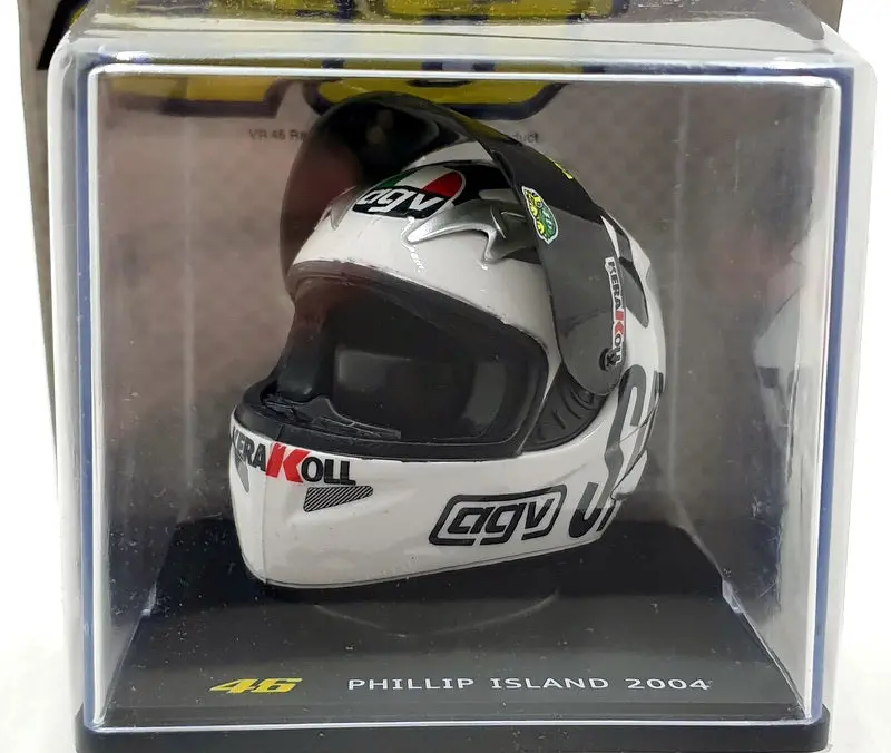 Altaya 1/5 Scale Mt9ala0014 Helmet Valentino Rossi Phillip Island 2004 #46 1