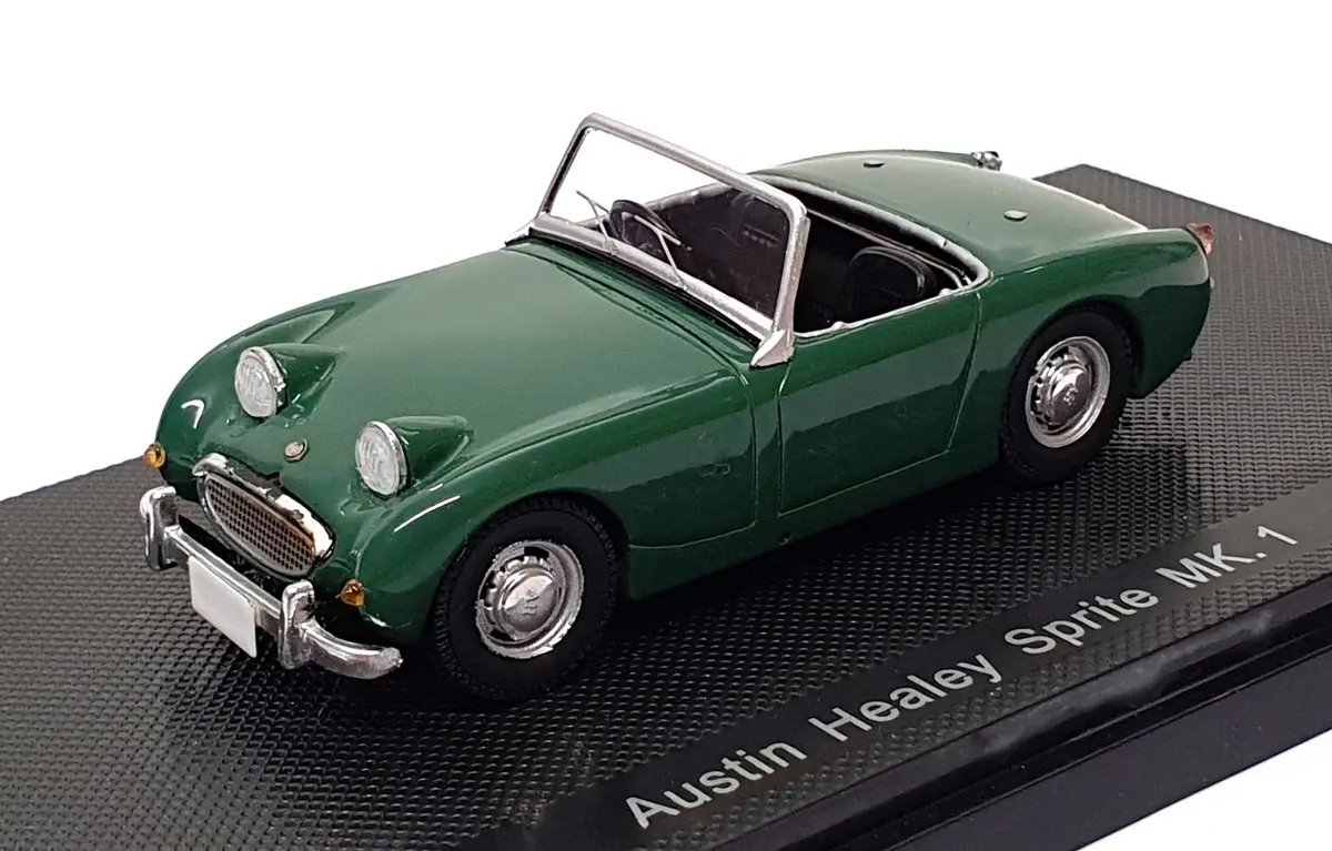 Ebbro 1/43 Scale Diecast 44455 - Austin Healey Sprite Mk1 - Green 1