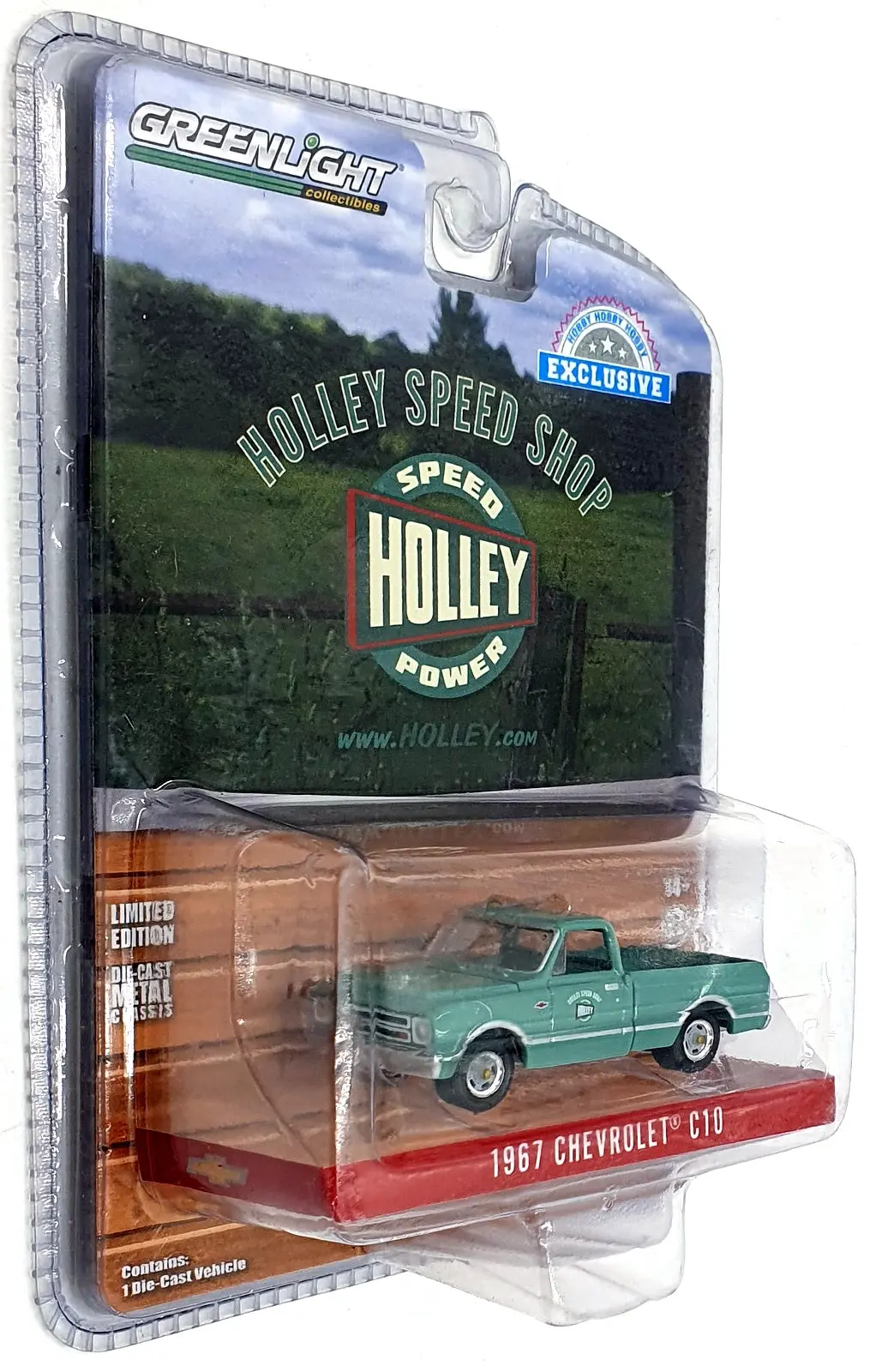 Greenlight 1/64 Scale 30307 - 1967 Chevrolet C10 Truck - Green 1