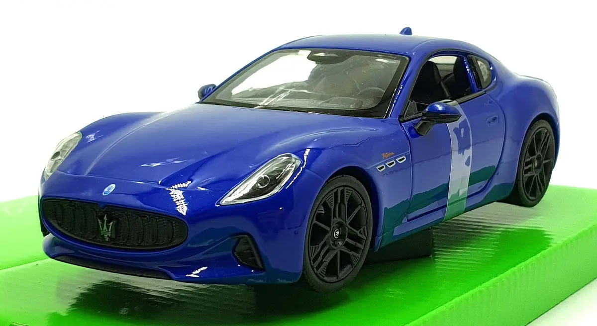 Welly Nex 1/24 Scale Diecast 24125W-M.Bu - Maserati Granturismo Flogore Blue 1