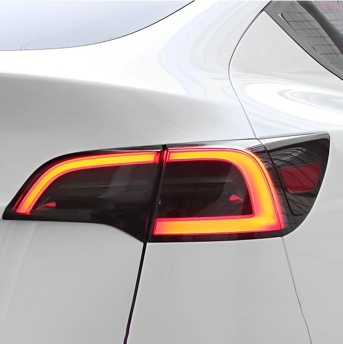 Model 3 & Y Smoked Tail Light Center Vinyl Wrap Overlays (1 Pair) (2017-2023) 1