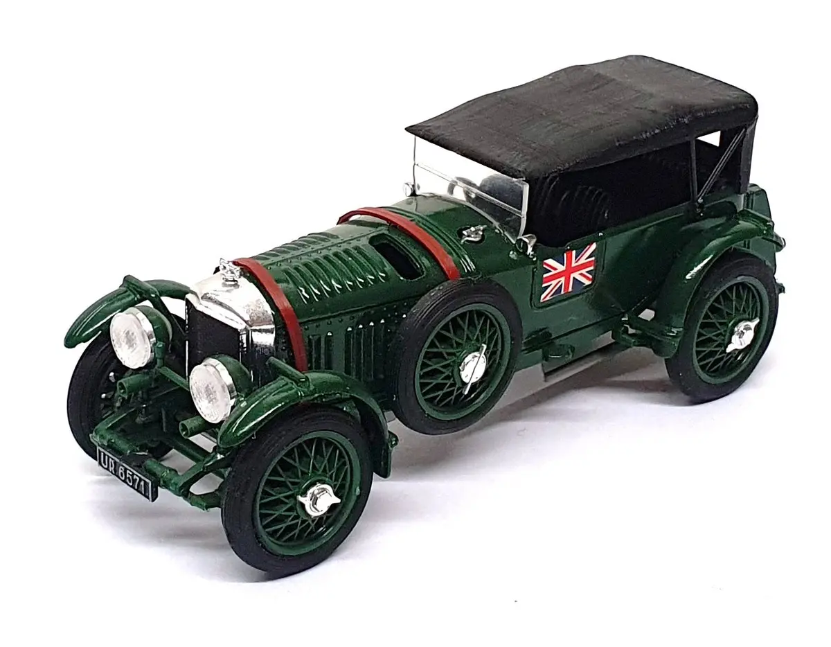 Brumm 1/43 Scale R100 - 1928 Bentley 4.5 Litre Hp 105-130 - Green 1