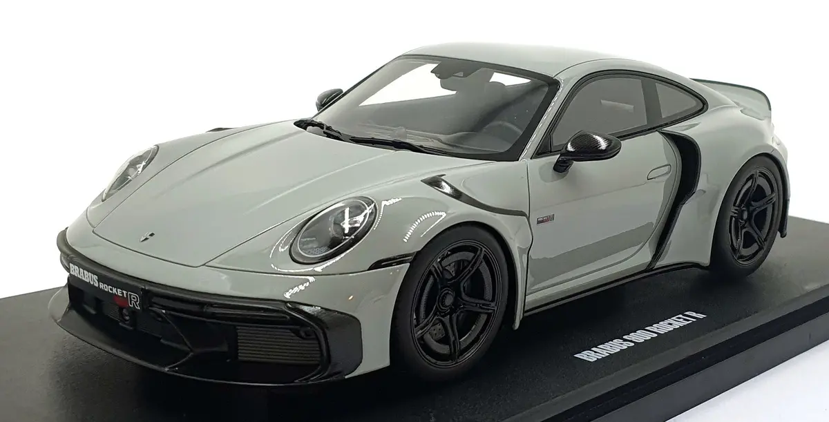 Gt Spirit 1/18 Scale Resin Gt930 - Porsche Brabus 900 Rocket R - Grey 1