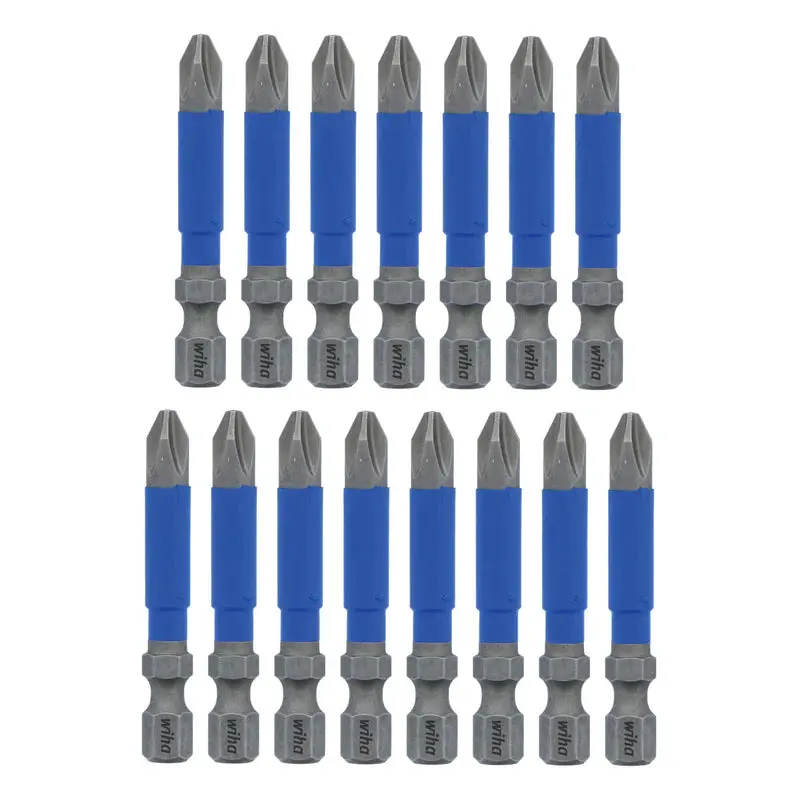 Wiha 2In Terminatorblue Impact Bit Phillips #2 15 Pack 1