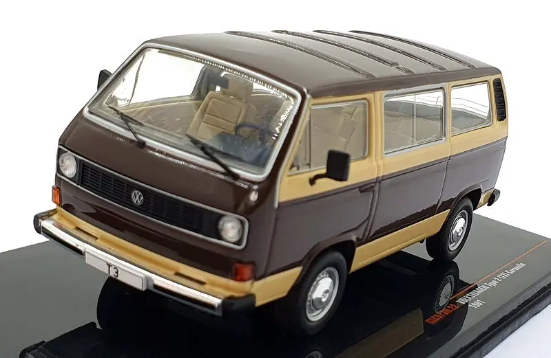 Ixo 1/43 Scale Clc573n.22 - 1981 Volkswagen Type 2 (T3) Caravelle - Brown 1