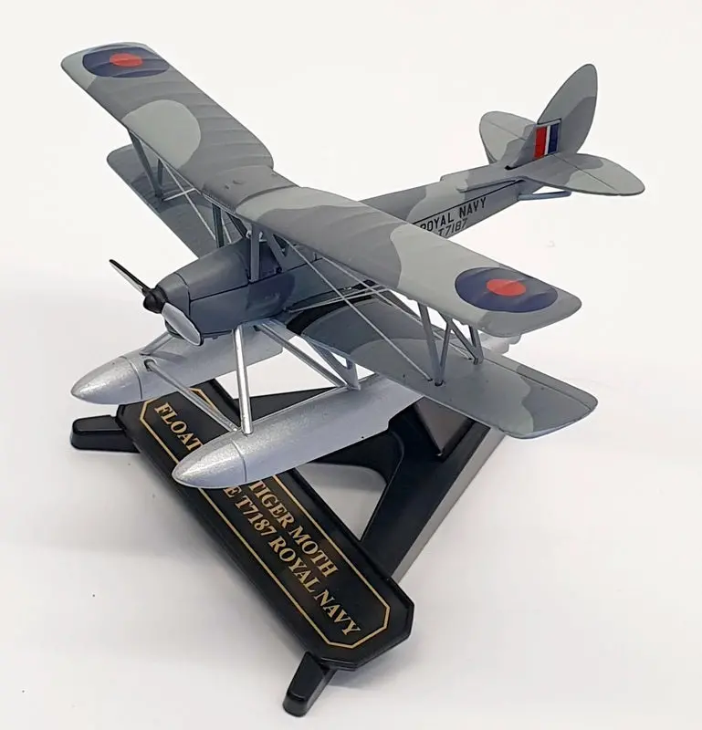Oxford Diecast 1/72 Scale 72Tm009 - D.H.82 Tiger Moth Floatplane T7187 Rn 1