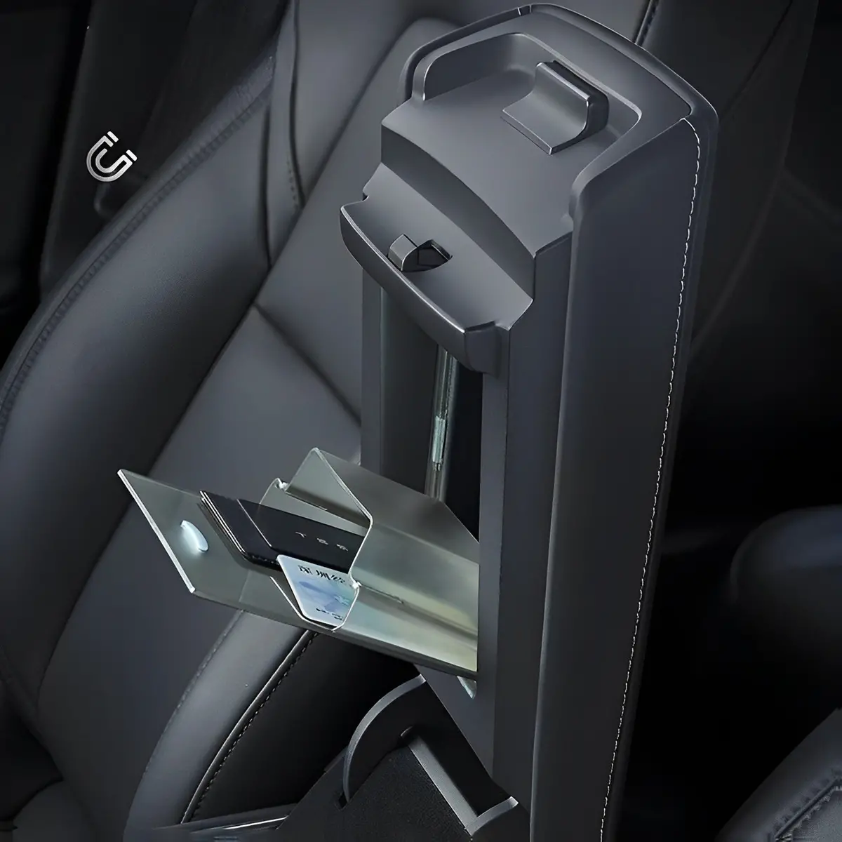 Model 3 / Y Armrest Hidden Storage Box Center Console Organizer (2017-2024) 1