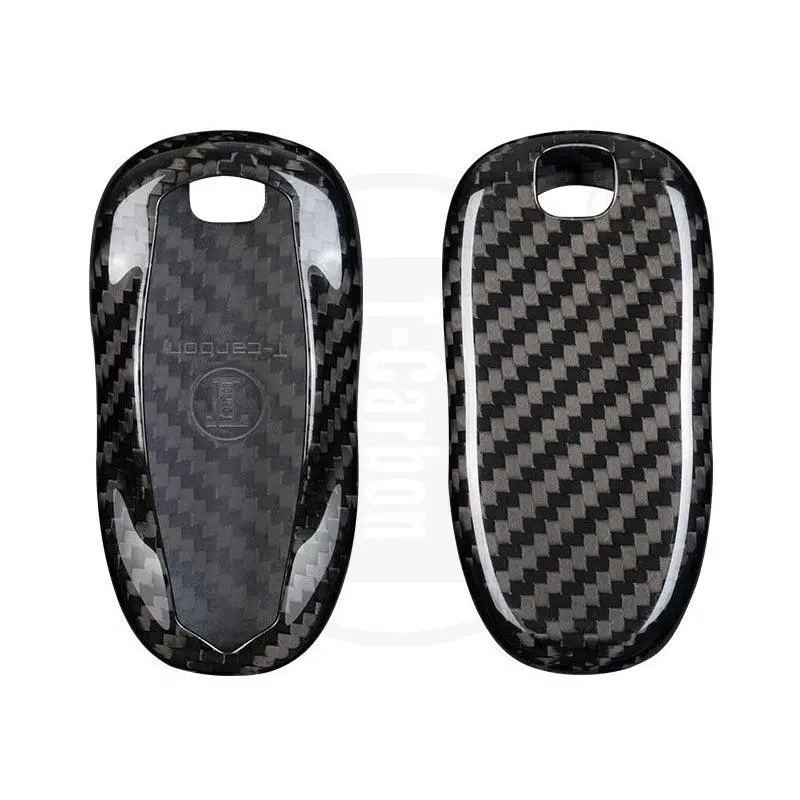 [Real Carbon Fiber] Model S/3/Y Key Fob Cover, Key Fob Holder 1