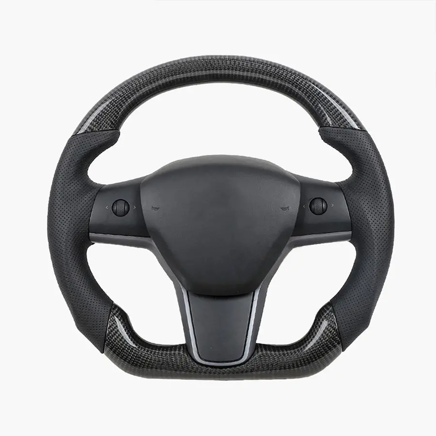 Model 3/Y Carbon Fiber Steering Wheel 1