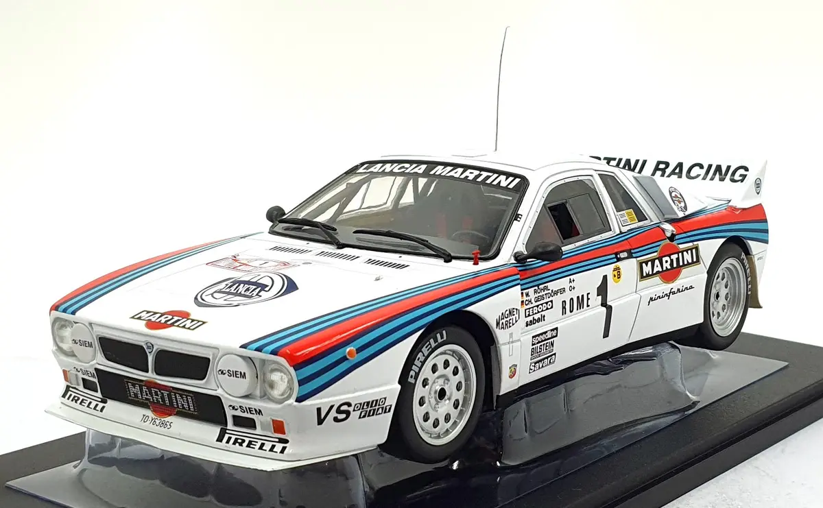 Werk83 1/18 Scale W1805901 Lancia 037 Team #1 Martini 1St Monte Carlo 1983 1