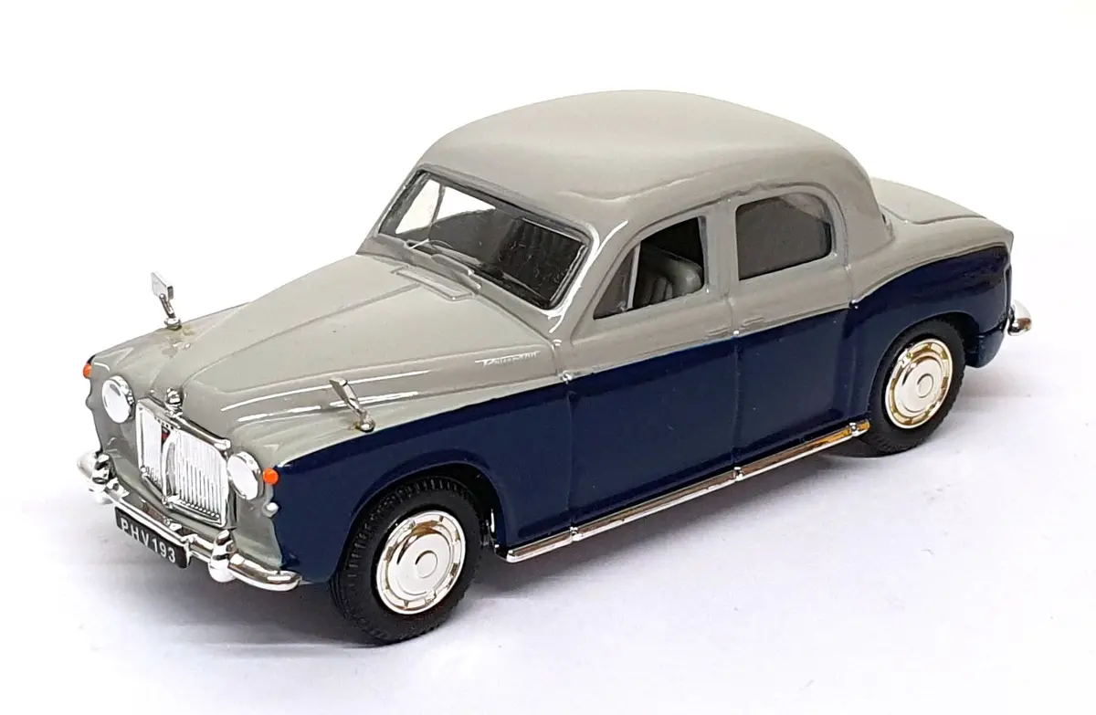 Vanguards 1/43 Scale Diecast Va19004 - Rover P4 - Blue/Grey 1
