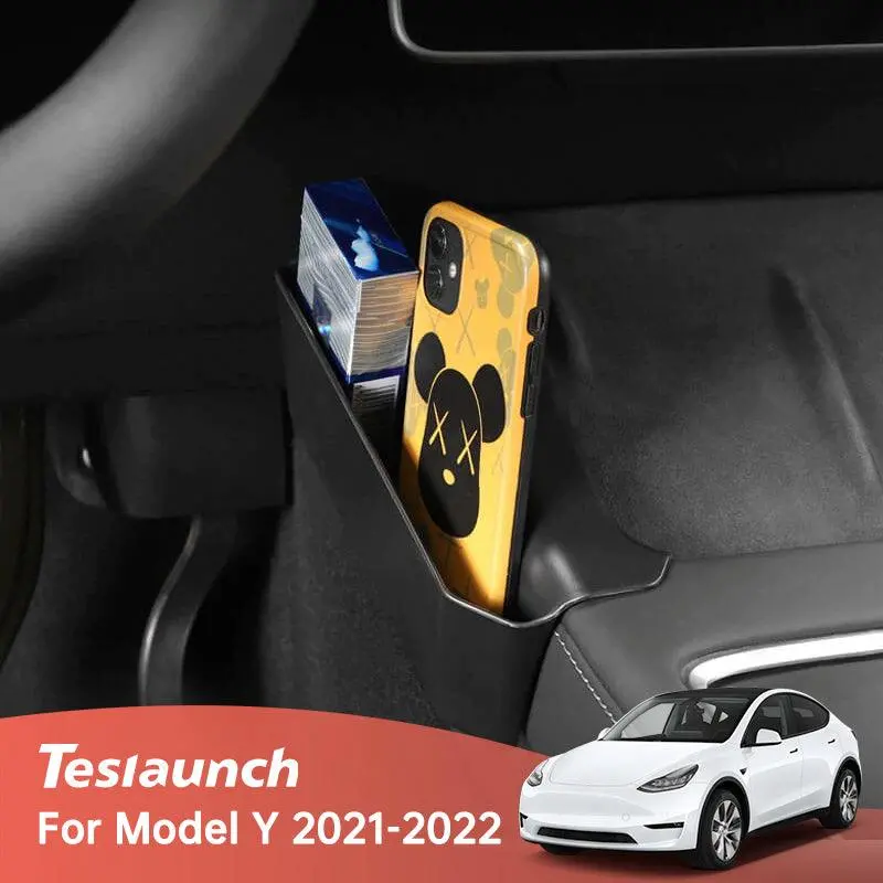 Model Y Center Console Side Organizer Storage Box Accessories (1 Pair) (2021-2024) 1