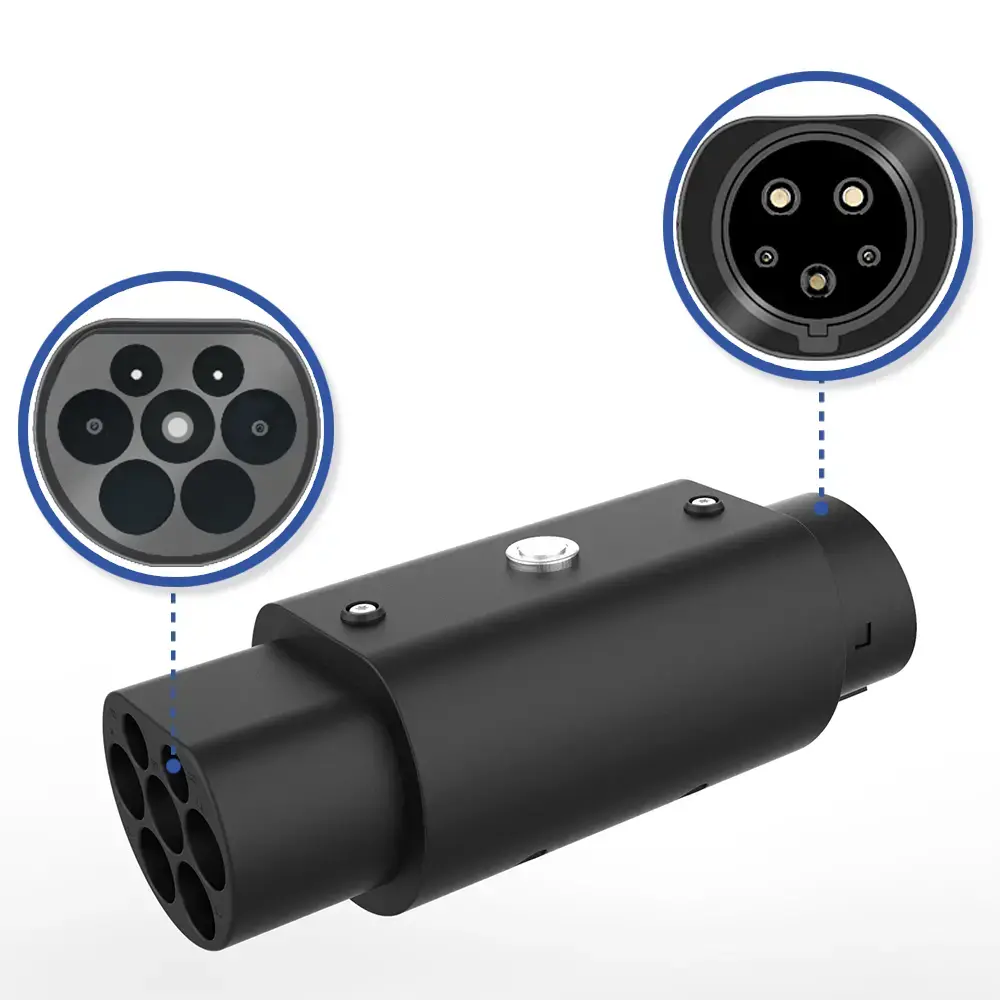 Type 2 To Type 1 Ev Charging Adapter 1