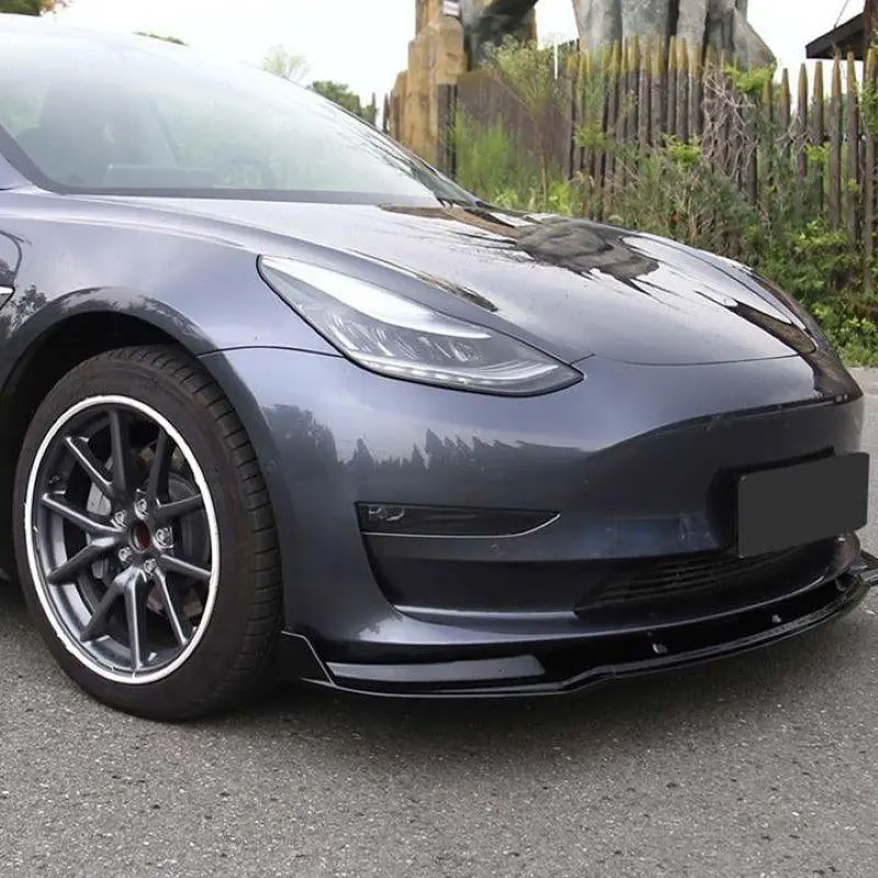 Model Y Front Bumper Lip Kit For Tesla(2020-2024) 2