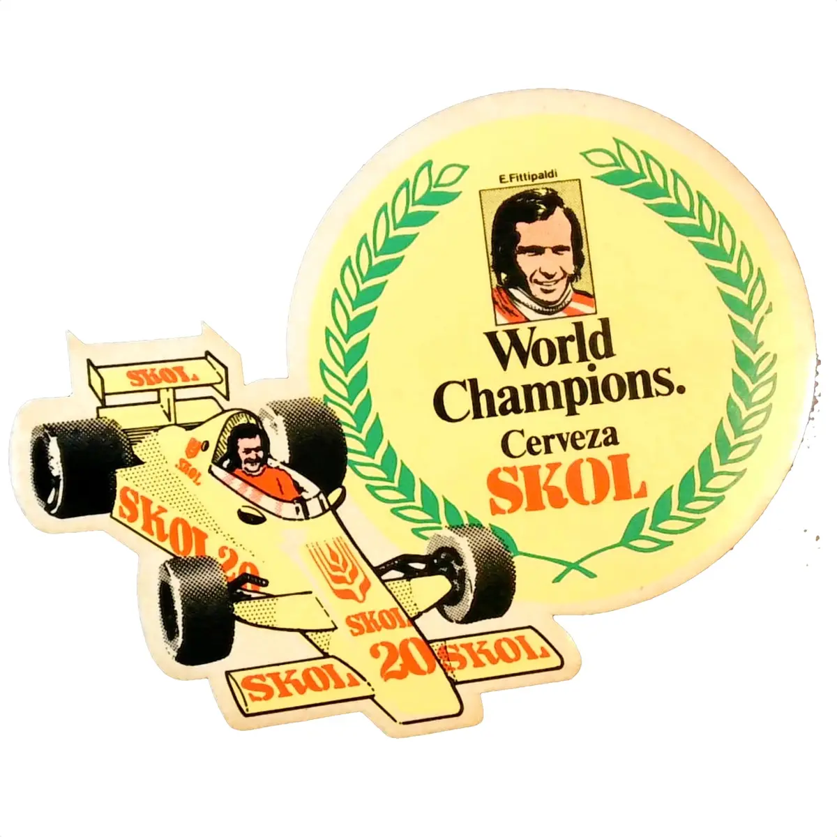 Skol Fittipaldi World Champions. Ceveza 1