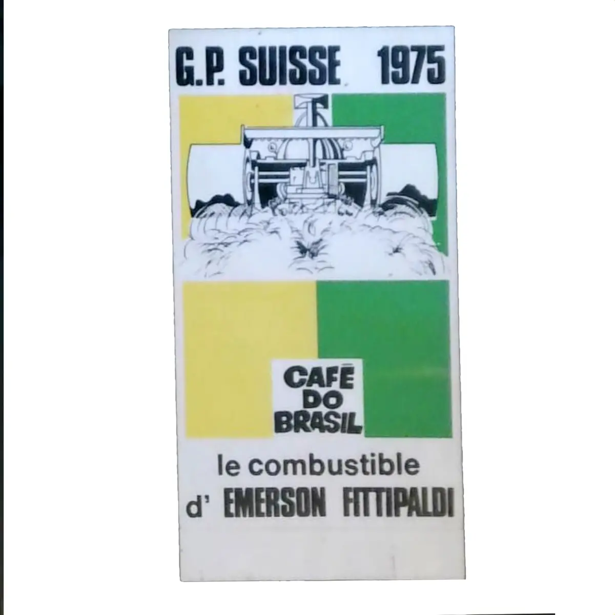 Cafe Do Brazil - Emerson. Fittipaldi - Swiss Gp 1975 1
