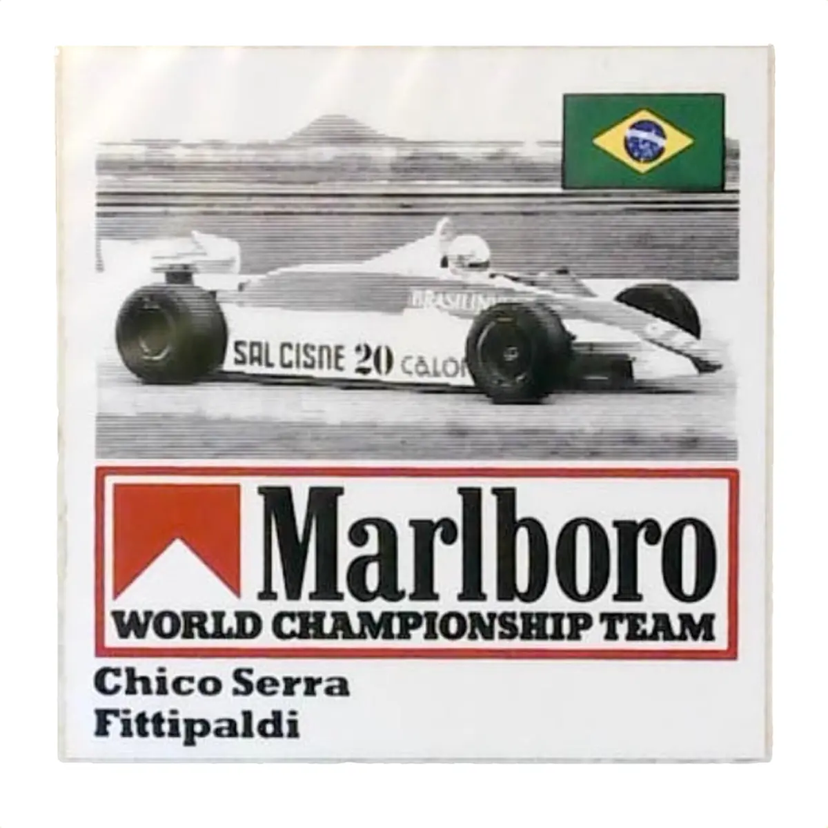 Marlboro World Championship Team - Driver Sticker - Chico Serra 1