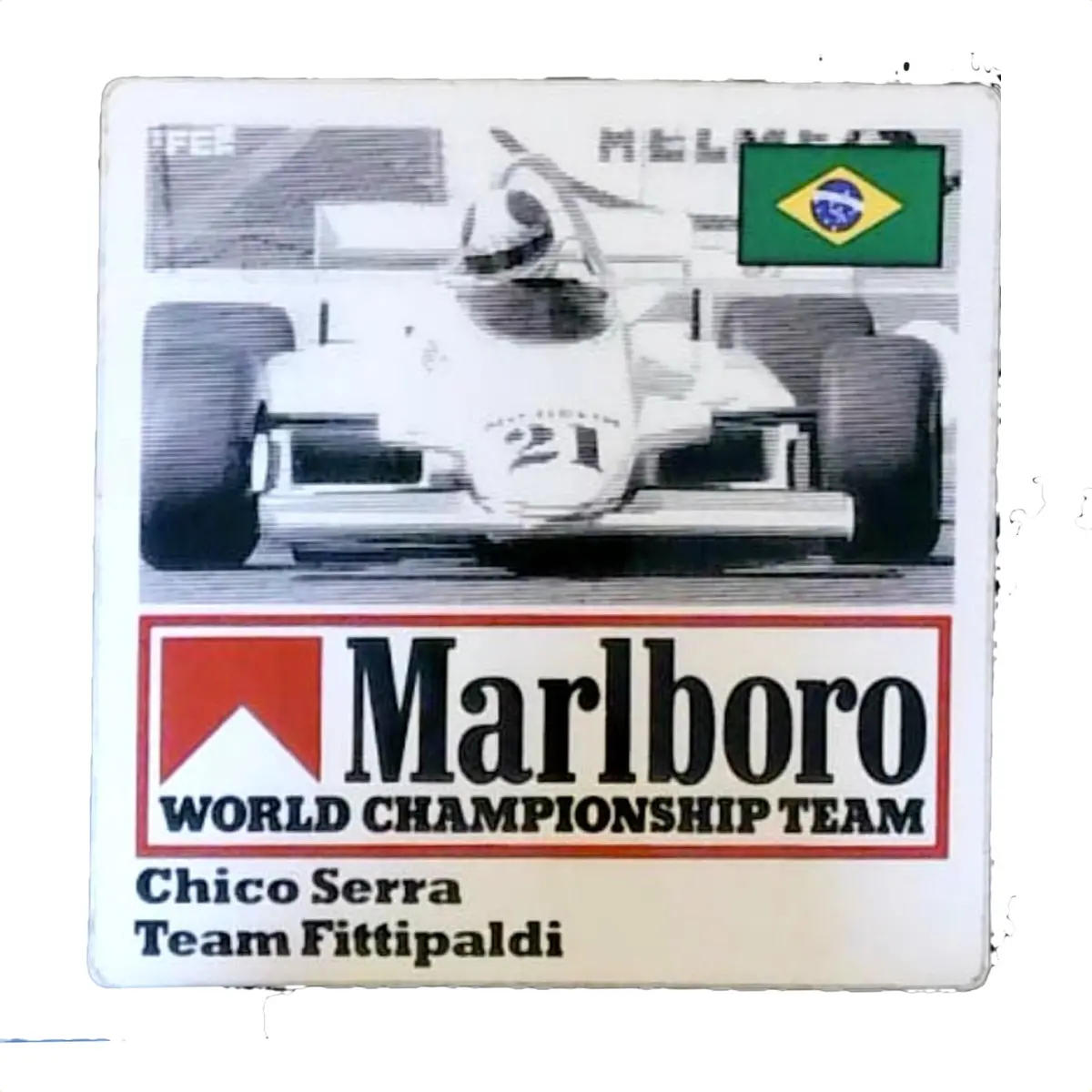 Marlboro World Championship Team - Driver Sticker - Chico Serra 1