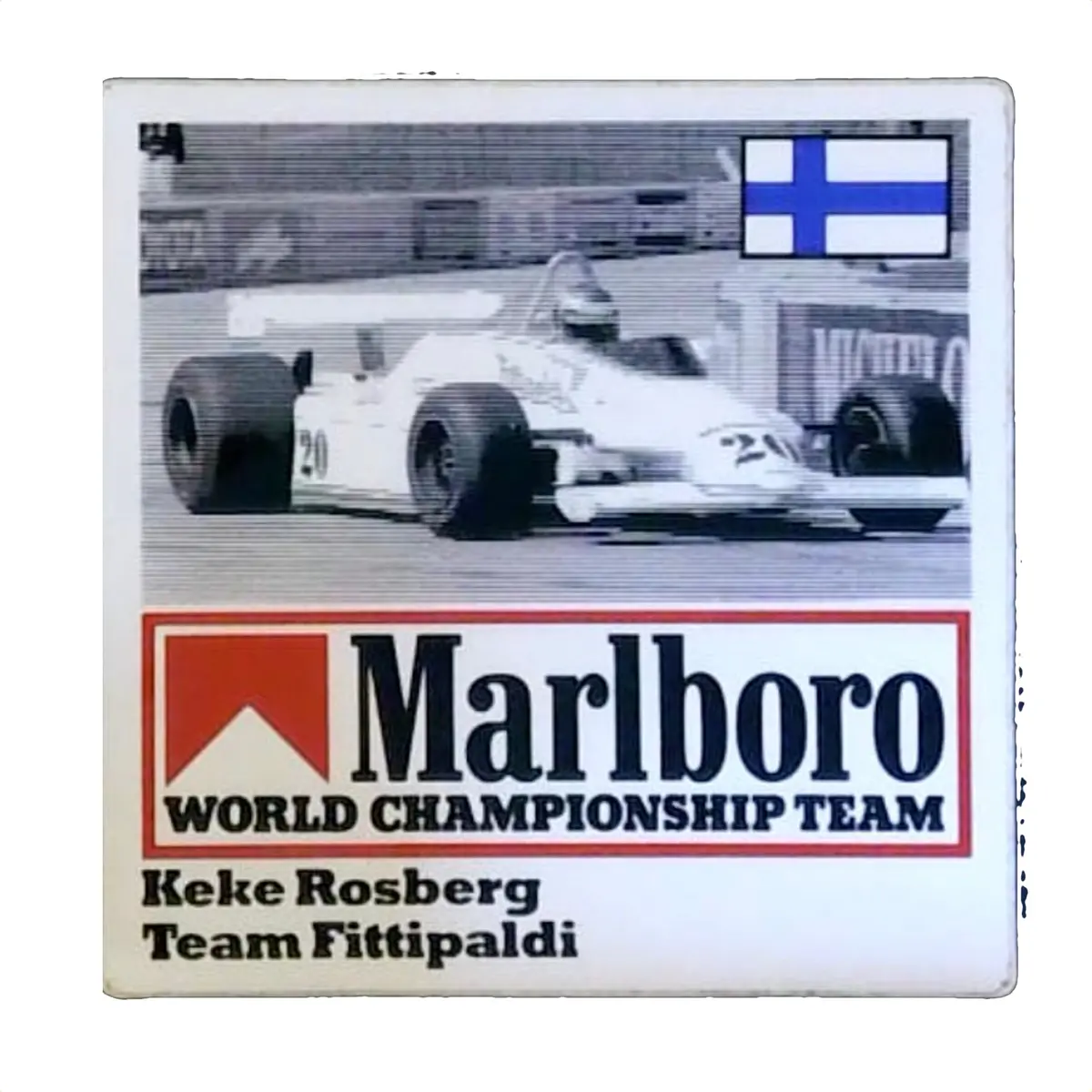 Marlboro World Championship Team - Driver Sticker - Keke Rosberg 1
