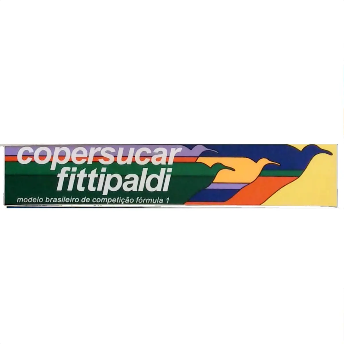 Fittipaldi Copersucar Sticker From Brazil 1