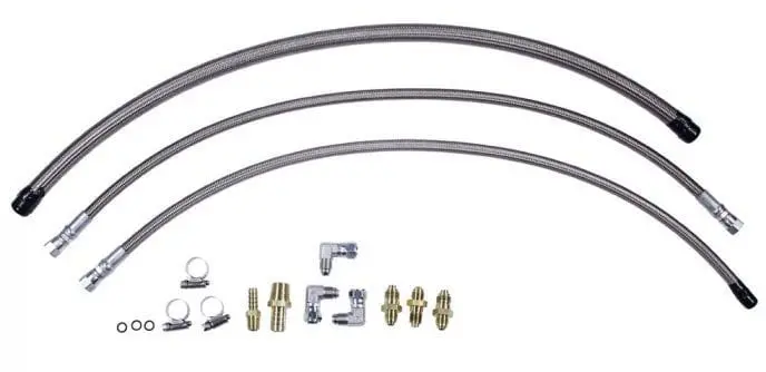 Stainless Braided Remote Reservoir Brake Hose Kit – Fr1610 1