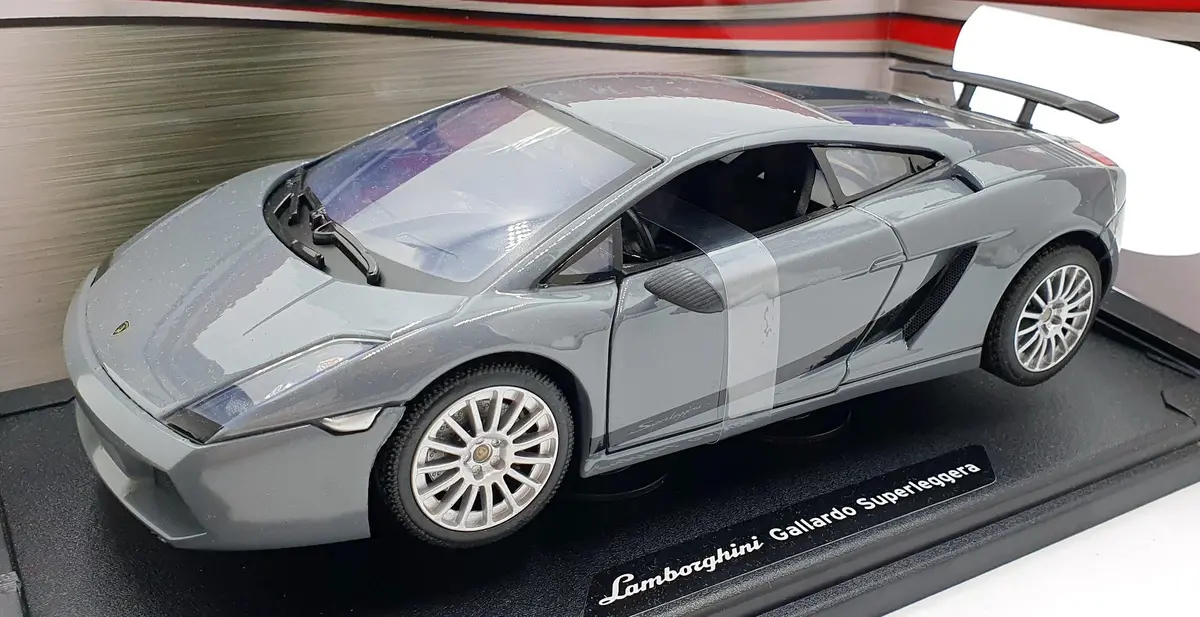 Motor Max 1/18 Scale Diecast 73181 - Lamborghini Gallardo Superleggera - Grey 1