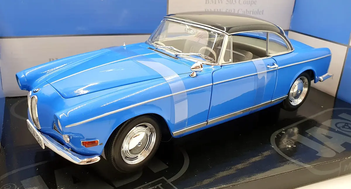Jadi 1/18 Scale Diecast Jm-98041 - Bmw 503 Coupe 1956 - Blue 1