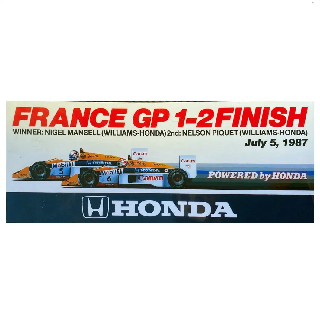 Honda Williams Wins French Gp 1987 1