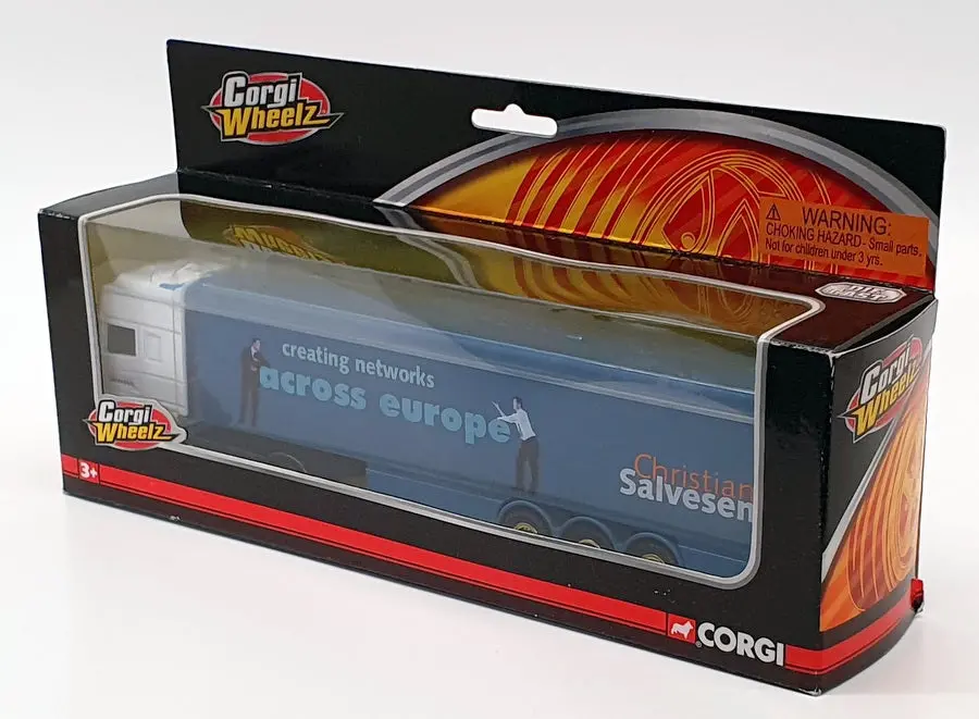 Corgi 1/64 Scale Truck Ty87017 - Daf 95 Curtainside - Christian Salvesen 1