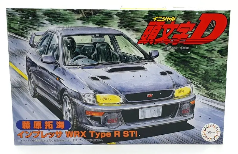 Fujimi 1/24 Scale Unbuilt Kit 183664 - Initial D Subaru Impreza Wrx Type R Sti 1