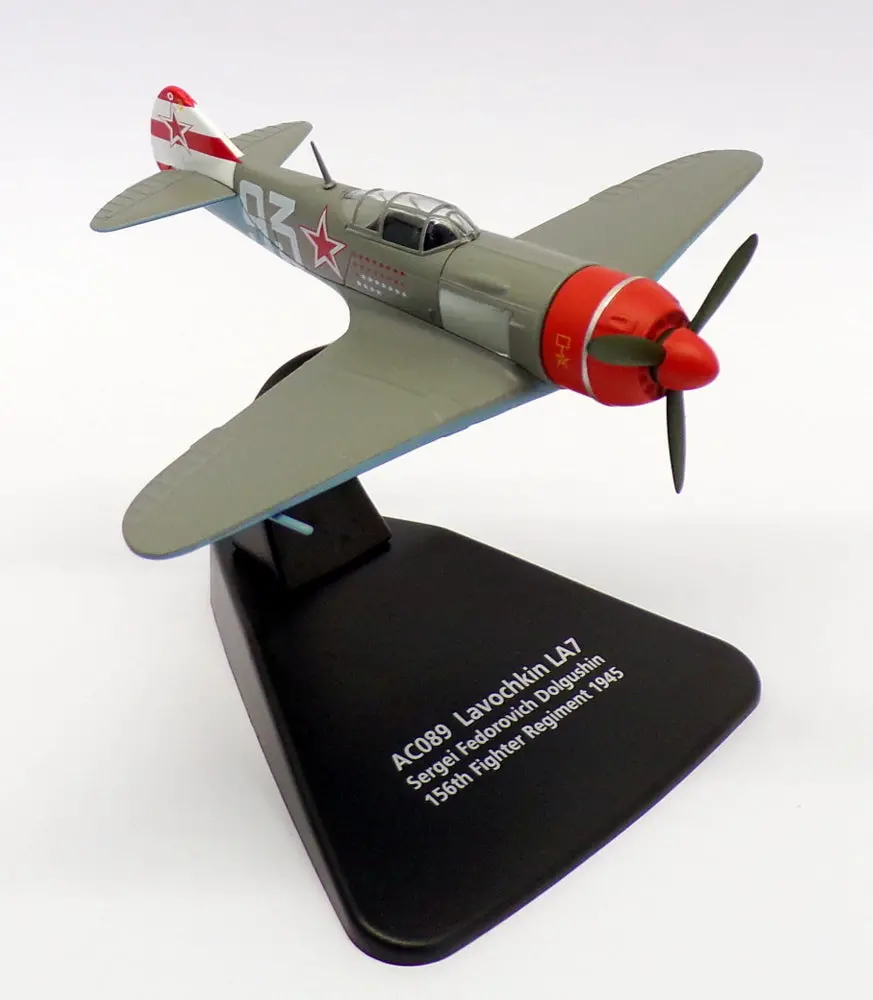 Oxford Diecast 1/72 Scale Ac089 - Lavochkin La7 - 156 Reg S.F.Dolgushin 1945 1