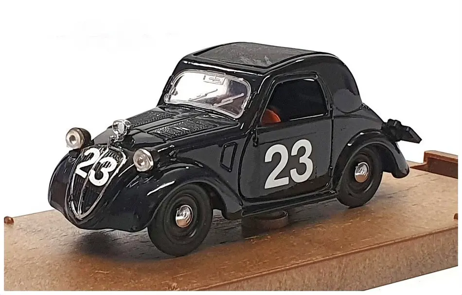 Brumm 1/43 Scale Diecast R47 - 1936-48 Fiat Topoline - Black #23 1