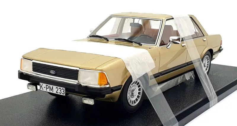 Cult 1/18 Scale Resin Cml133-1 - 1978 Ford Granada 2.8 Ghia Saloon - Met. Gold 1