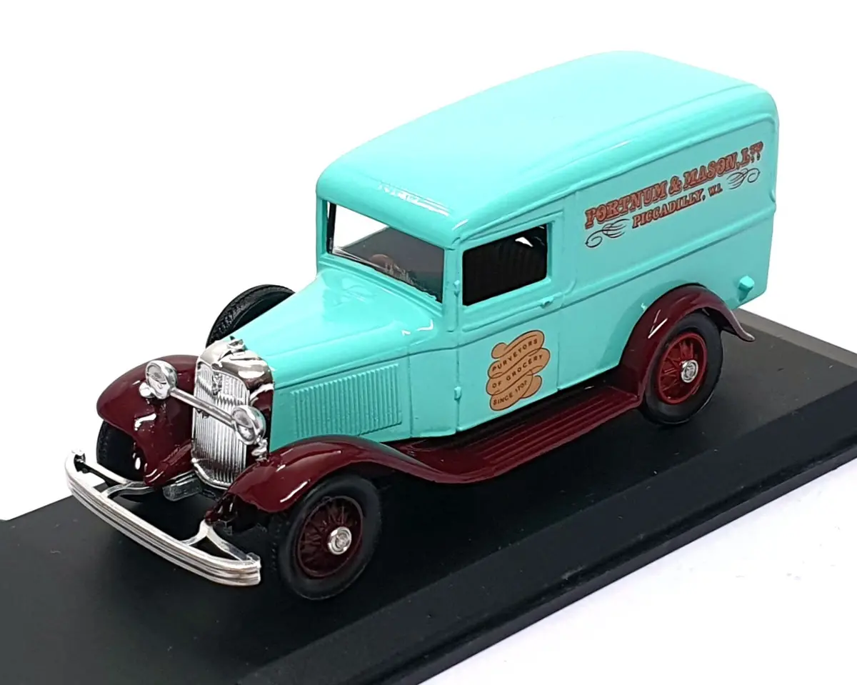 Eligor 1/43 Scale 1180 - 1934 Ford V8 Van Fortnum & Mason - Lt. Blue 1