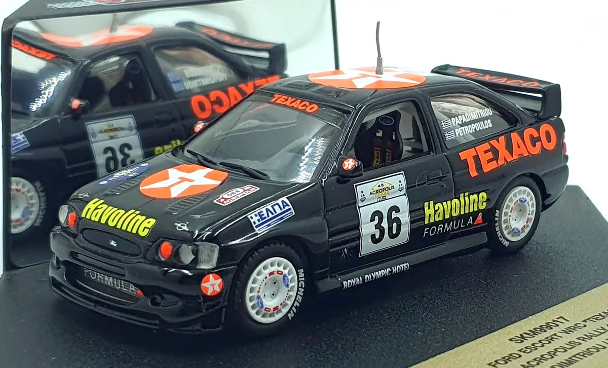 Skid 1/43 Scale Skm99017 - Ford Escort Wrc "Texaco" #36 Acropolis Rally 1998 1
