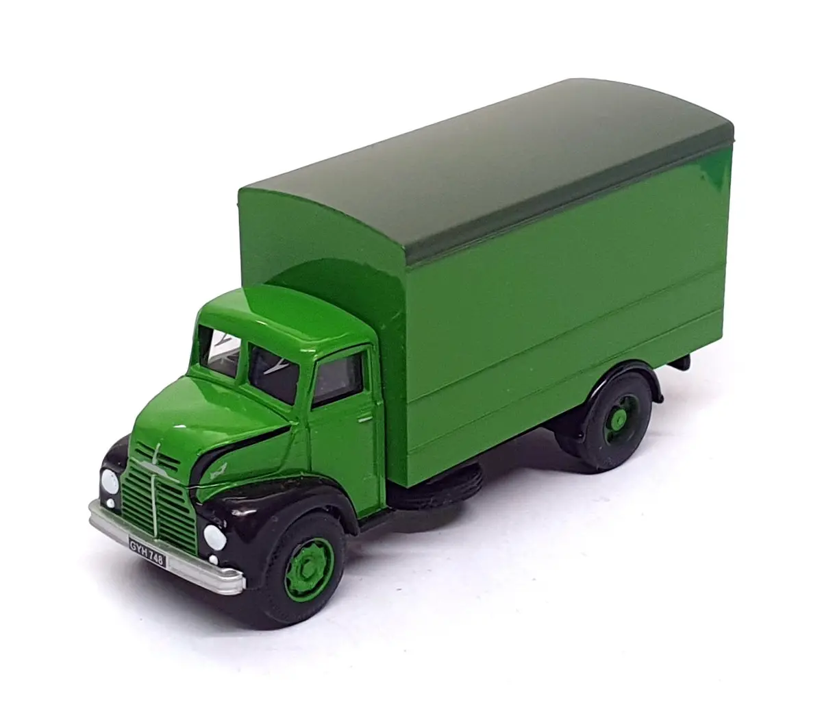 Base Toys 1/76 Scale Diecast Cov-01 - Leyland Comet Box Van - Green 1