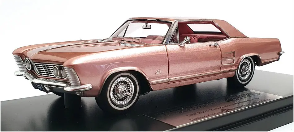 Goldvarg 1/43 Scale Gc-046C - 1963 Buick Riviera - Rose Mist Poly 1