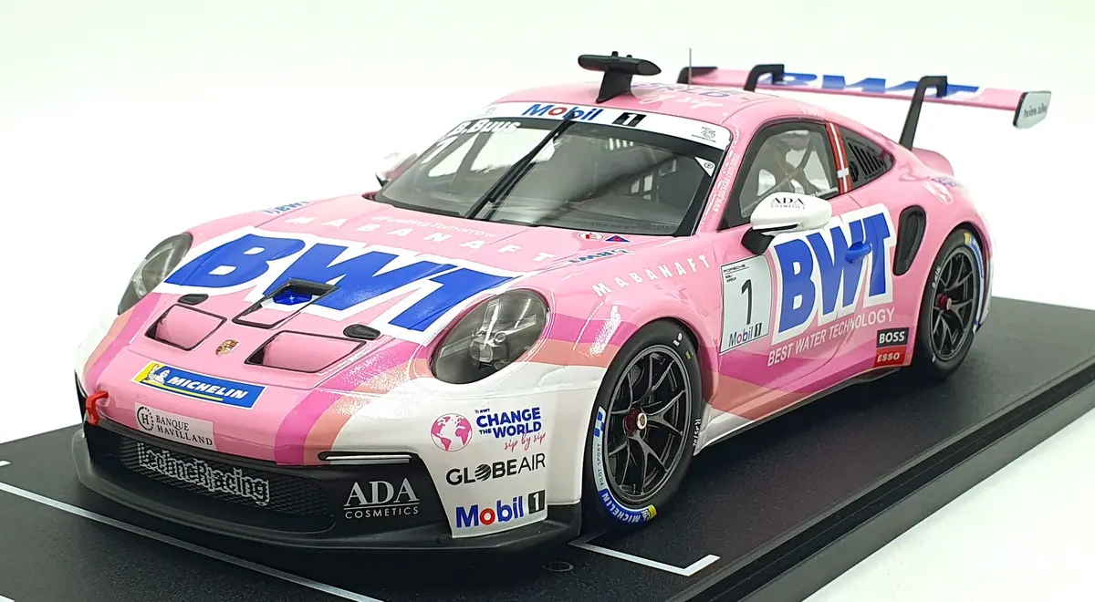 Ixo 1/18 Scale Legt18-23Cup002 Porsche 911 Gt3 Cup #1 Bastian Buus Champion 2023 1
