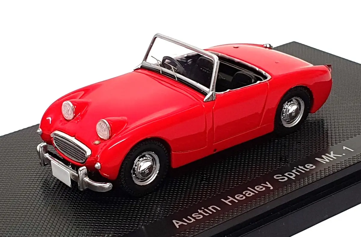Ebbro 1/43 Scale Diecast 44456 - Austin Healey Sprite Mk1 - Red 1